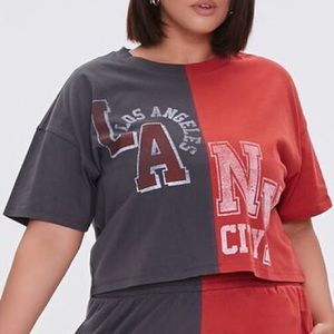 F21 LA / NY Reworked Graphic Tee